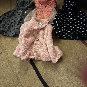 Carter's Kids Pea Coats - Pink, Gray, Black